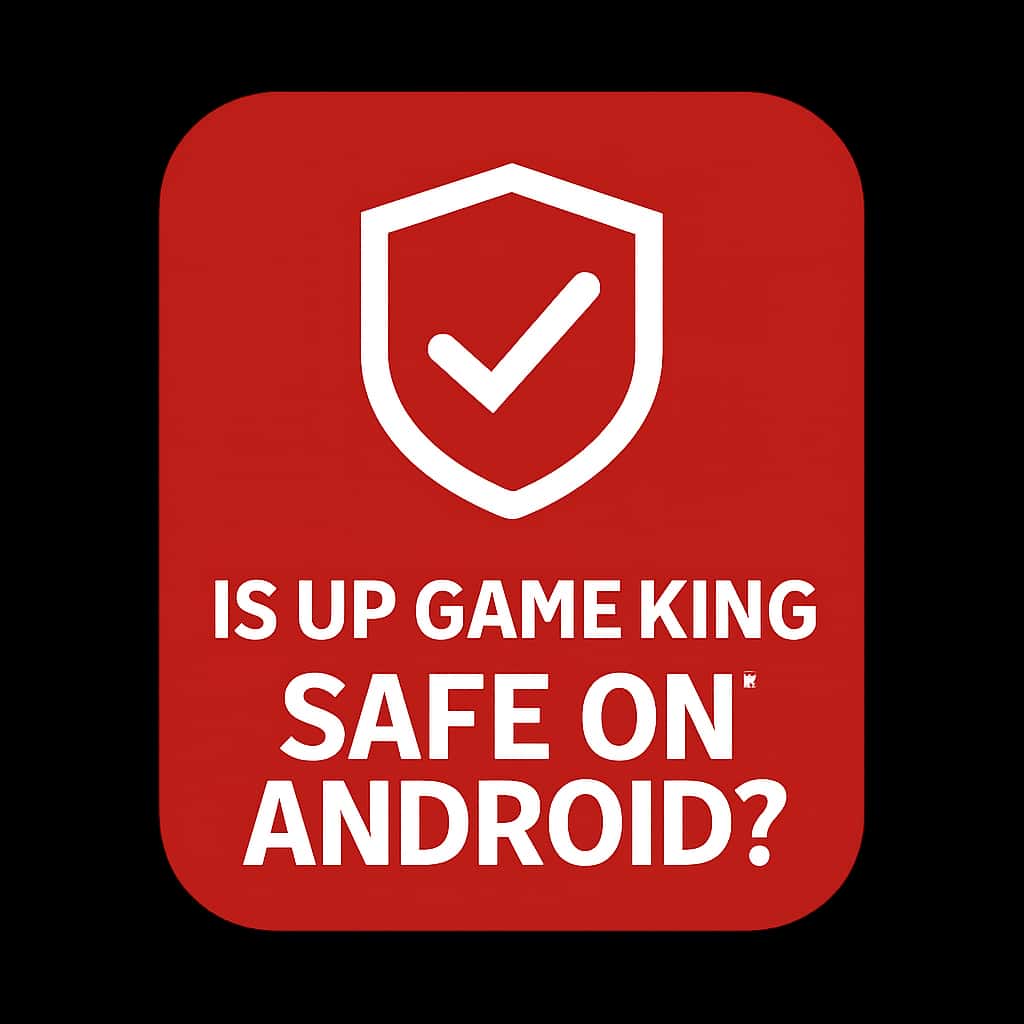 Icon representing the safety query about Up Game King on Android.