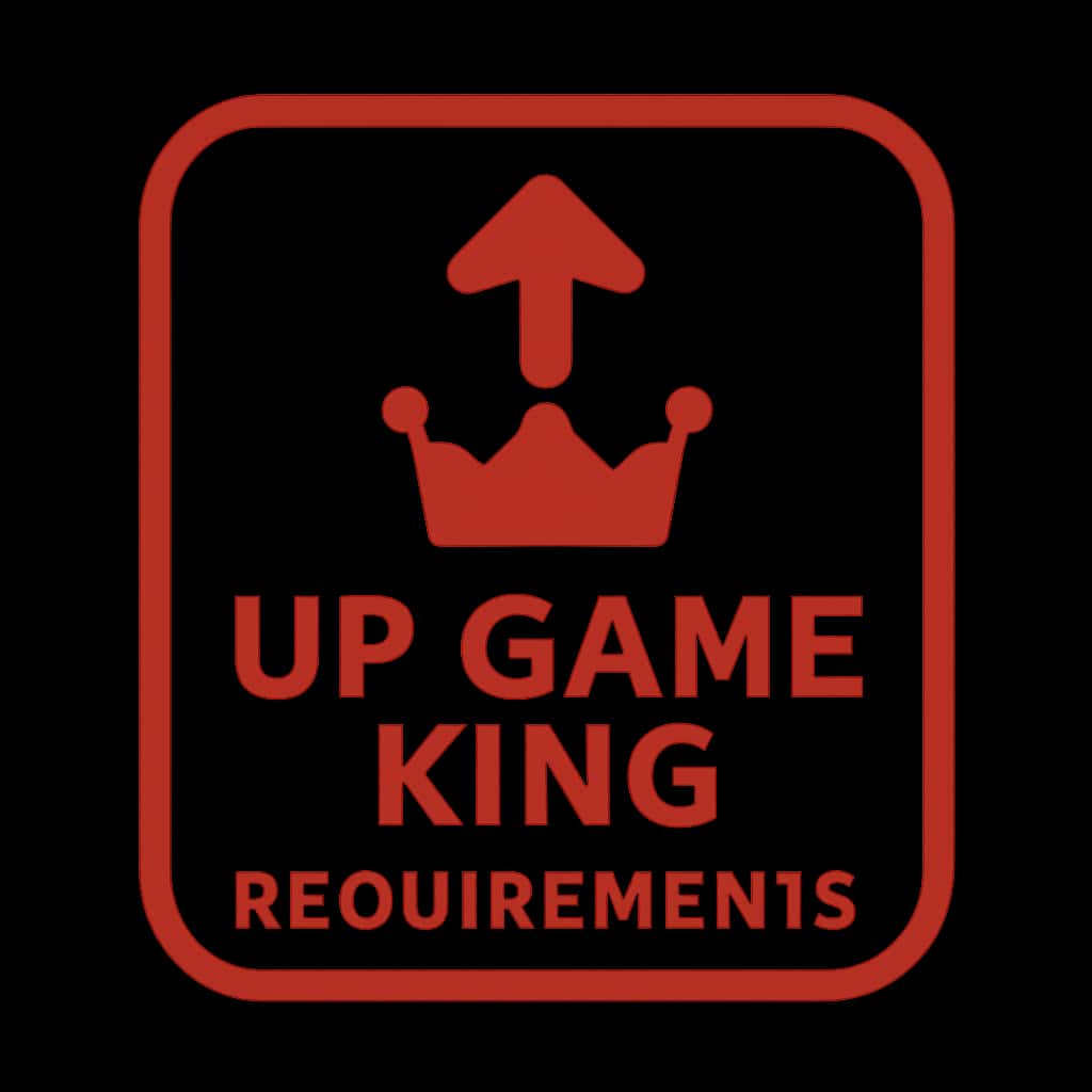 Icon representing the requirements for the Up Game King app.