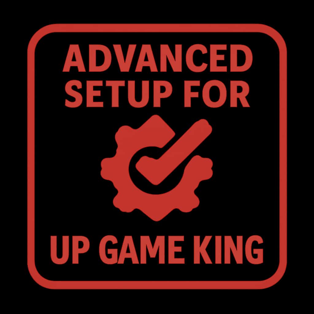 Icon representing the Advanced Setup for Up Game King.