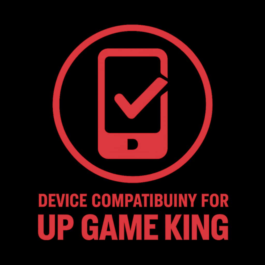 Badge design for device compatibility of Up Game King.