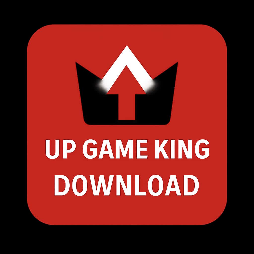 A professional badge icon symbolizing Up Game King Download.