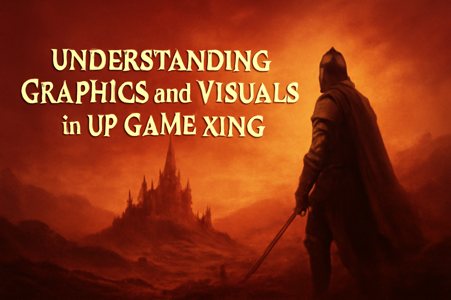 An illustrative scene showcasing the process of downloading Up Game King with embedded text.