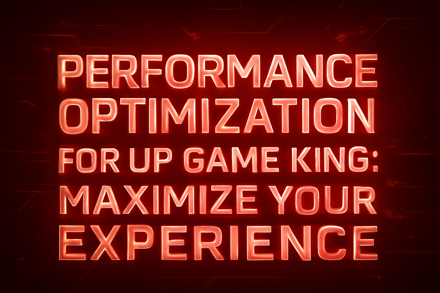 An informational scene about getting started with Up Game King.