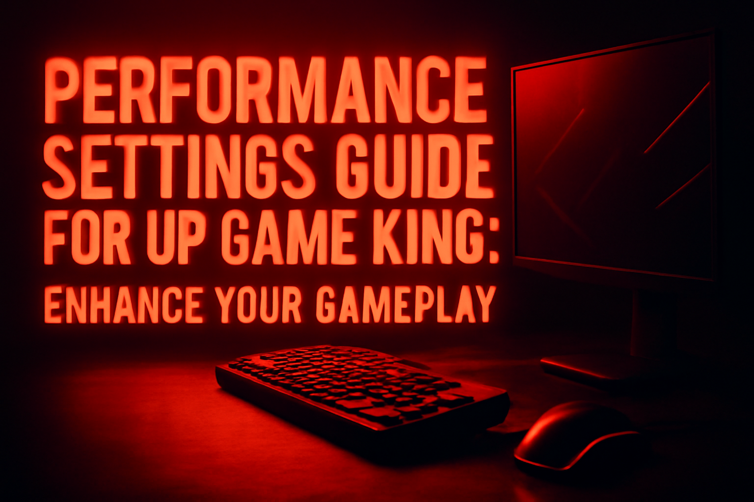 An informative backdrop depicting the requirements for the Up Game King application.