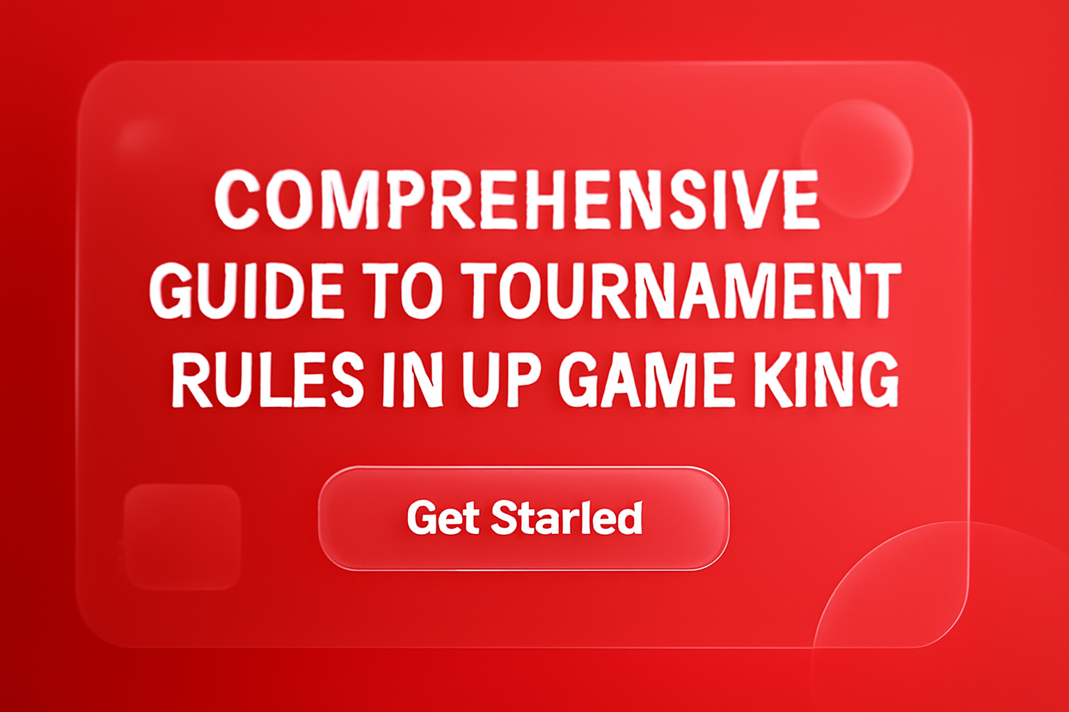 An informational scene about getting started with Up Game King.