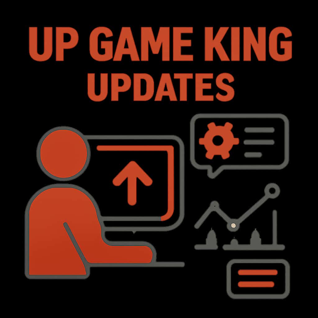 Diagram explaining Up Game King Updates.